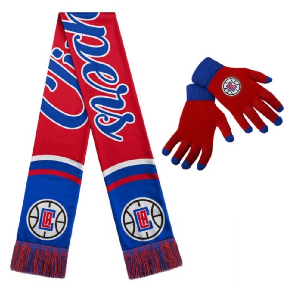 NWT women’s clippers NBA Red and Blue Apparel Set